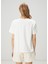 Beyaz Gold Logolu T-Shirt 5