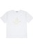 Beyaz Gold Logolu T-Shirt 7