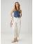 Ekru Slouchy Jean Pantolon 1