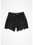 Siyah Denim Şort 7