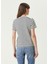 Lacivert Beyaz Bisiklet Yaka Çizgili T-Shirt 5