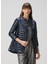 Lacivert Puffer Mont 1