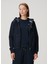 Lacivert Kapüşonlu Fermuarlı Sweatshirt 1
