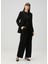 Siyah Wide Leg Pantolon 1