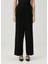 Siyah Wide Leg Pantolon 2