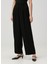 Siyah Wide Leg Pantolon 3
