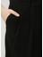 Siyah Wide Leg Pantolon 5