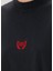 Siyah Logo Nakışlı T-Shirt 5