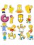 The Simpsons Defter Suluk Laptop Notebook Tablet Sticker Seti 5