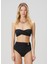 Sea Stripe Siyah Straplez Bikini Üstü 3