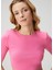 Pembe Crop Basic Kazak 2