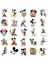 Pembe Minnie Mouse Miki Fare Laptop Notebook Tablet Sticker Seti 1