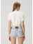 Beyaz Crop T-Shirt 4