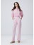 Pembe Keten Pantolon 1