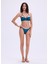 Amazon Bandeau Petrol Mavisi Kadın Bikini Takımı 4