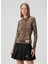 Leopar Desenli Uzun Kollu T-Shirt 1