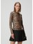 Leopar Desenli Uzun Kollu T-Shirt 3