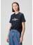 Lacivert Logolu T-Shirt 1