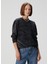 Antrasit Desenli Uzun Kol T-Shirt 4
