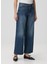 Manon Mavi Wide Leg Jean Pantolon 2