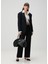 Lacivert Çizgili Blazer 2