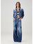 Traveller Mavi Wide Leg Jean Pantolon 1