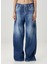 Traveller Mavi Wide Leg Jean Pantolon 2