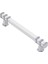 Yüzük Krom - Kulp Beyaz Kare Çekmece Kulp 12.8cm 1