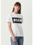 Beyaz Logo Baskılı T-Shirt 1