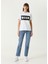 Beyaz Logo Baskılı T-Shirt 2