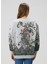 Gri Şal Desenli Sweatshirt 4