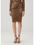 Leopar Desenli Midi Jersey Etek 2