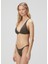 Kahverengi Monogram Üçgen Bikini Üstü 1