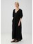 Siyah Maksi Kaftan Elbise 1