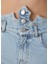 x Disney Crown Mavi Denim Şort 6