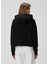 Siyah Logo Baskılı Sweatshirt 4