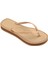 Slim Flatform Loop Bej Kadın Plaj Terliği 4