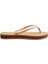 Slim Flatform Loop Bej Kadın Plaj Terliği 5