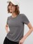 Kadın Gri GapFit Breathe T-Shirt 2