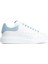 Oversized Mavi Beyaz Kadın Deri Sneaker 1