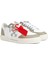 Bej Beyaz Kadın Deri Sneaker 2