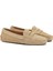 Bej Kadın Süet Loafer 2