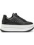 Hayes Siyah Kadın Deri Sneaker 1