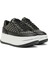 Hayes Siyah Kadın Deri Sneaker 2