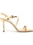 Strappy Gold Kadın Deri Sandalet 1