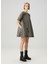 Leopar Desenli Mini Denim Elbise 1