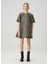 Leopar Desenli Mini Denim Elbise 2
