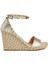 Rockstud Gold Kadın Deri Espadril 2