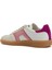Pembe Beyaz Kadın Deri Sneaker 3
