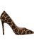 Essential Leopar Desenli Deri Stiletto 1